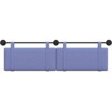  Držeće uzglavlje Zidne Traper plava 190 x 55 x 5 cm tkanina - Trapere plave boje 180 cm bez LED svjetla | shoptok.hr