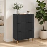  Ormar s ladicama 66 x 34,5 x 90 cm Konstruirano drvo Crna | shoptok.hr