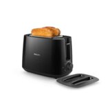 Philips Daily Collection HD2582/90 toaster 8 2 rezine 830 W Črna Slike