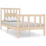 Furnova Posteljni okvir iz trdnega lesa 90x190 cm, (21943679) | Shoptok.si