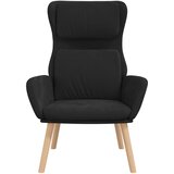  Stolica za opuštanje crna baršunasta | shoptok.hr