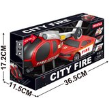  Helicopter + Fire Department Car Set | shoptok.hr