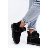 Boto Women's suede snow boots with cutouts black Eraclio | shoptok.hr