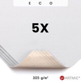 Artmie Uzorci EKO slikarskog platna - 5 kom | 14x14 cm Cene