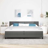  s opruga kutije Tamno siva 200 x 200 cm tkanina | shoptok.hr