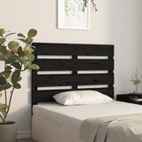  Uzglavlje crno 100 x 3 x 80 cm od masivne borovine | shoptok.hr