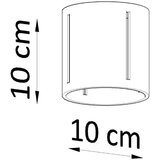  Stropna svetilka INEZ siva, (21571555) | Shoptok.si