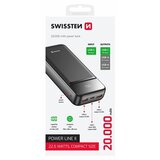 Swissten Dodatna baterija - Power Bank 20000mAh, max 22,50W, USB-C, 2xUSB-A | shoptok.hr