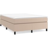  s oprugama i madrac cappuccino 140x190cm od umjetne kože | shoptok.hr