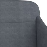  Klupa tamnosiva 110 x 76 x 80 cm baršunasta | Eponuda.com