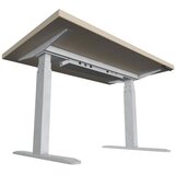 Uvi električna miza hrast desk sonoma, belo - rjava | Shoptok.si