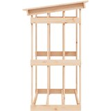  Stalak za drva za ogrjev 108x64,5x109 cm od masivne borovine | Eponuda.ba