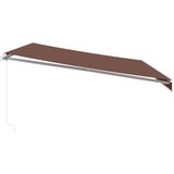 Tenda na ručno uvlačenje smeđa 500 x 350 cm | Eponuda.com