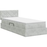  s od storage Svjetlosiva 100 x 200 cm Baršun | shoptok.hr