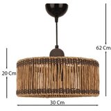 Opviq Luster BK026, O30, 20cm, IP20, Smeđa | Eponuda.ba