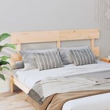 Maison Chic posteljno vzglavje - vzglavna omarica - nočna omarica 204x3x81 cm trdna borovina, (21704590) | Shoptok.si