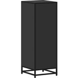 vidaXL Kopalniška omarica črna 35x37,5x100 cm inženirski les | Shoptok.si