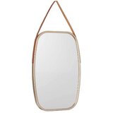  Zidno ogledalo 1271 Smeđa Champagne 43 x 65 x 3 cm Pravokutno (4 kom.) | shoptok.hr