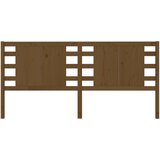  Uzglavlje smeđa boja meda 126 x 4 x 100 cm od masivne borovine | shoptok.hr