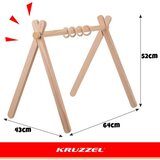 Kruzzel drveni stalak za igru za bebe 64 x 43 x 52 cm | shoptok.hr