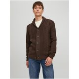 Jack & Jones Craig Dark Brown Cardigan - Men