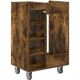 Golf ormar s kotačem Jednobojno Dimljeni hrast 65 x 45 x 98 cm | shoptok.hr