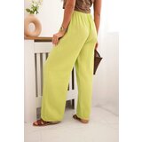 Kesi Włoski Muslin pants with a wide leg kiwi | shoptok.hr