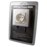  Aviosys USB Net Power 8800 1-port USB AC Power Management Controller, ulaz AC 90-240V, 1 x šuko izlaz AC 230V, 1 x USB 2.0 Cene
