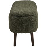 House Nordic Zelena klop iz tkanine bouclé Harlow – | Shoptok.si