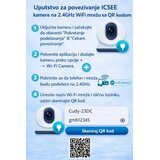 Gembird CAM-IP9MP-EP12 360° Visual Angl GMB kamera 9MP(3mp+3mp+3mp) H.265 WiFi Camera, ICSEE App, 3.6mm,IP66 | Eponuda.com
