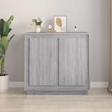 vidaXL Komoda siva sonoma 80x34x75 cm inženirski les Cene