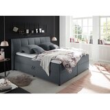 MID.YOU POSTELJA BOXSPRING 180 cm x 200 cm , tekstil antracit | Shoptok.si