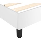  s oprugama i madracem bijeli 90 x 200 cm od umjetne kože | shoptok.hr
