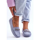 Boto marka niezdefiniowana Women's Classic Suede Loafers Blue Corinell | Shoptok.si
