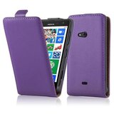 Cadorabo Ohišje, združljivo z Nokia Lumia 625 v lilac violetna - Zaščitni ovitek v obliki flipa iz gladkega umetnega usnja, (20565482) | Shoptok.si