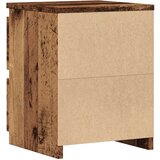 Noćni ormarić boja starog drva 30x30x40 cm konstruirano drvo | shoptok.hr