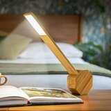 Gingko Od bambusa LED stolna lampa u prirodnoj boji (visina 39,5 cm) Octagon One – | shoptok.hr