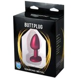 Fantasy toys Anal butt plug metal Crveni S | Eponuda.com
