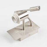  Brilagi - LED fleksibilna zidna lampa NUBILA 1xE27/25W/230V+LED/3W hrom/svetlosiva | Eponuda.com