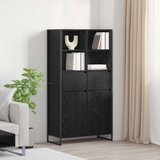 vidaXL Kreveta 2 pcs Crni hrast 81 x 36 x 150.5 cm Konstruirano drvo | shoptok.hr