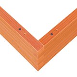  Vrtno cvetlično korito voščeno rjavo 110x110x23 trdna borovina | Shoptok.si