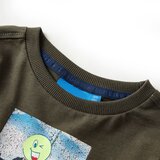  Dječja majica dugih rukava kaki 128 | shoptok.hr