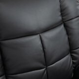  Masažna fotelja naslonjač ​​8 vibracijskih točaka funkcija naginjanja umjetna koža crna 94x99x99 cm | shoptok.hr