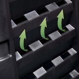  Vrtni komposter crni 93,3 x 93,3 x 113 cm 740 L | shoptok.hr