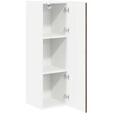 vidaXL zidni kuhinjski ormarić s policom smeđi hrast 30 x 31 x 100 cm | shoptok.hr