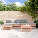 The Living Store Vrtna garnitura 6-delna trden les douglas - Vrtna Sedežna Garnitura, (21468752) | Shoptok.si