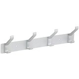 WALTECO Zidna lajsna s kukicama (D x Š x V: 295 x 55 x 85 mm, Broj kuka: 4 Kom., Aluminij) | shoptok.hr