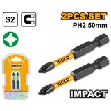 Ingco odvijački udarni bit PH2 50mm set 2/1 SDBIM71PH250 | ePonuda.com