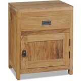 The Living Store Nočna omarica iz trdne tikovine 40x30x50 cm - Nočna Omarica, (21420981) Cene