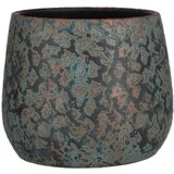  Okrasni cvetlični lonec Clemente (Ø 32 x v 25,5 cm, keramika, bronasto-modra) | Shoptok.si